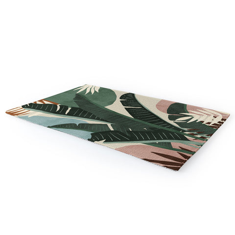 Marta Barragan Camarasa Modern jungle shapes Area Rug