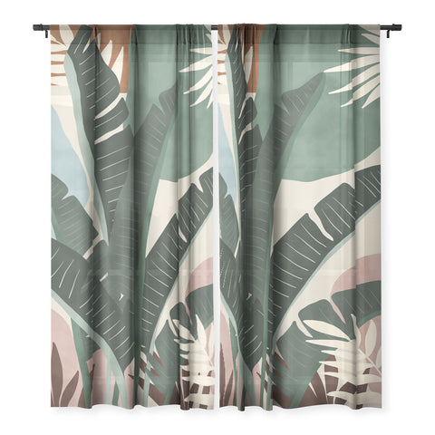 Marta Barragan Camarasa Modern jungle shapes Sheer Non Repeat