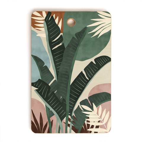 Marta Barragan Camarasa Modern jungle shapes Cutting Board Rectangle