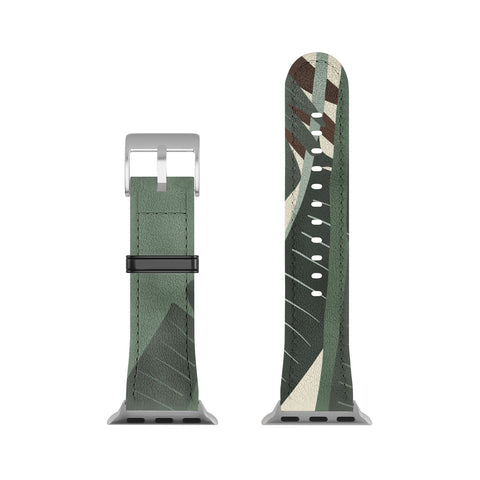 Marta Barragan Camarasa Modern jungle shapes Apple Watch Band