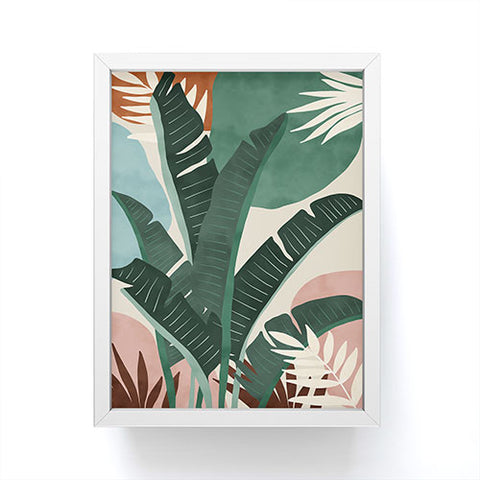 Marta Barragan Camarasa Modern jungle shapes Framed Mini Art Print