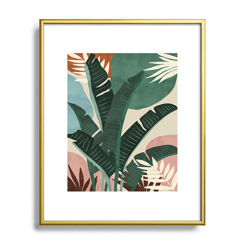 Marta Barragan Camarasa Modern jungle shapes Metal Framed Art Print