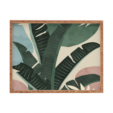 Marta Barragan Camarasa Modern jungle shapes Rectangular Tray