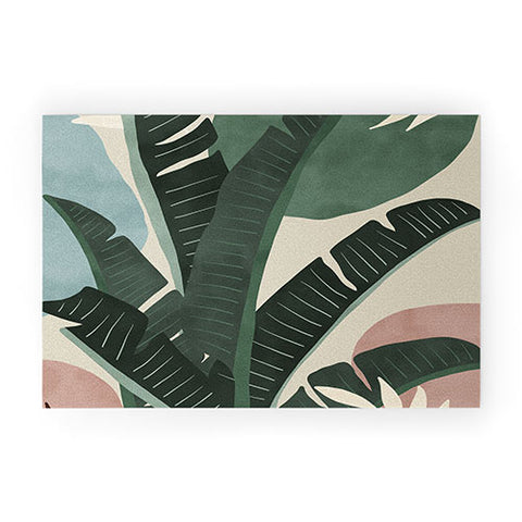 Marta Barragan Camarasa Modern jungle shapes Welcome Mat