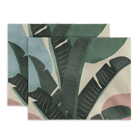 Marta Barragan Camarasa Modern jungle shapes Placemat