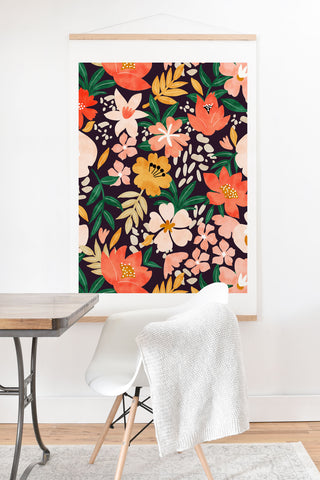 Marta Barragan Camarasa Modern meadow blooming Art Print And Hanger