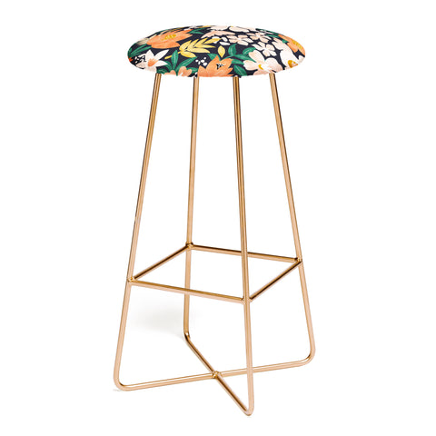 Marta Barragan Camarasa Modern meadow blooming Bar Stool