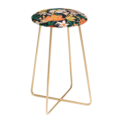 Marta Barragan Camarasa Modern meadow blooming Counter Stool