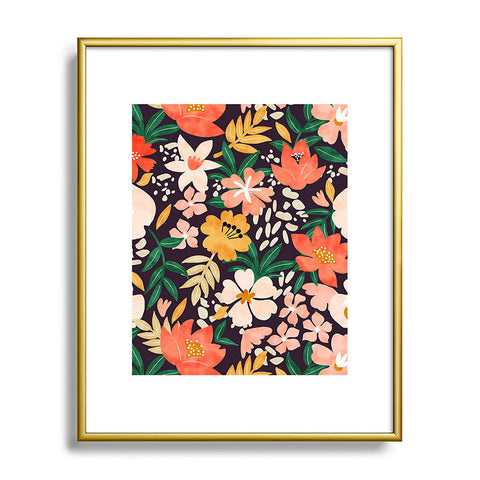 Marta Barragan Camarasa Modern meadow blooming Metal Framed Art Print