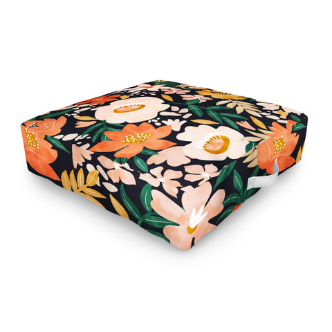 Marta Barragan Camarasa Modern meadow blooming Outdoor Floor Cushion