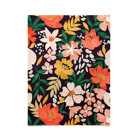 Marta Barragan Camarasa Modern meadow blooming Poster