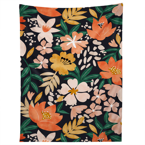 Marta Barragan Camarasa Modern meadow blooming Tapestry