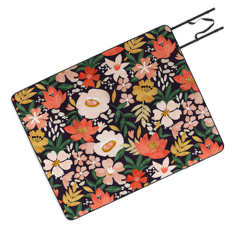 Marta Barragan Camarasa Modern meadow blooming Picnic Blanket