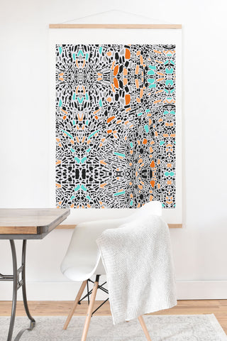 Marta Barragan Camarasa Modern mosaic terrazzo Art Print And Hanger