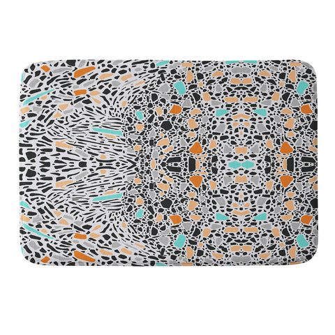 Marta Barragan Camarasa Modern mosaic terrazzo Memory Foam Bath Mat