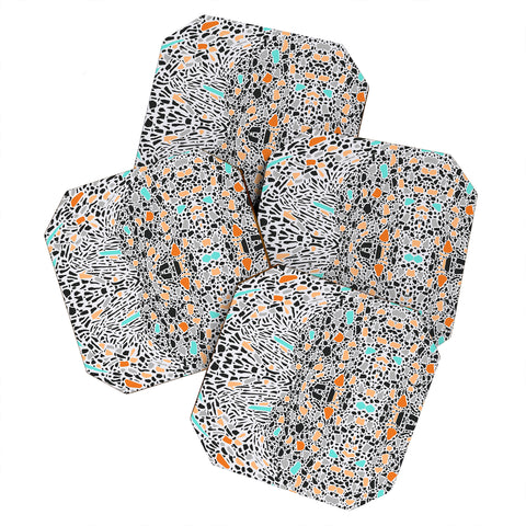 Marta Barragan Camarasa Modern mosaic terrazzo Coaster Set