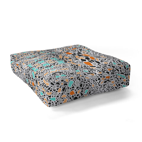 Marta Barragan Camarasa Modern mosaic terrazzo Floor Pillow Square