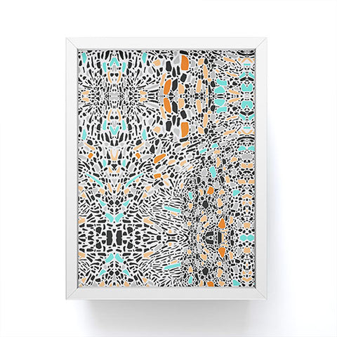 Marta Barragan Camarasa Modern mosaic terrazzo Framed Mini Art Print