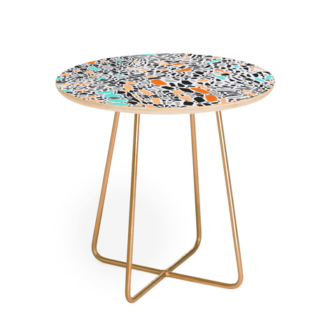 Marta Barragan Camarasa Modern mosaic terrazzo Round Side Table