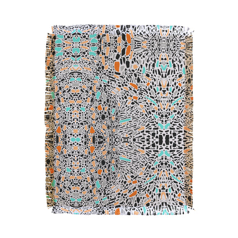 Marta Barragan Camarasa Modern mosaic terrazzo Throw Blanket