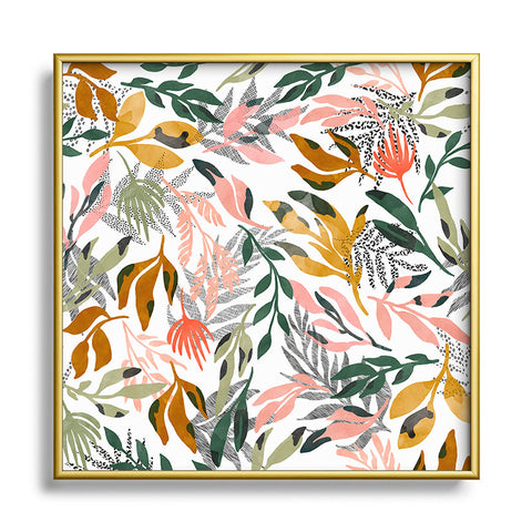 Marta Barragan Camarasa Modern Nature JL Square Metal Framed Art Print