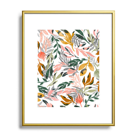 Marta Barragan Camarasa Modern Nature JL Metal Framed Art Print