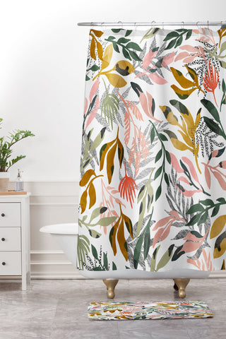 Marta Barragan Camarasa Modern Nature JL Shower Curtain And Mat