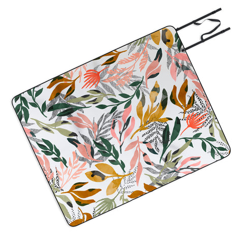 Marta Barragan Camarasa Modern Nature JL Picnic Blanket