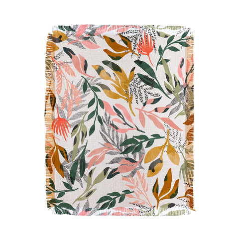 Marta Barragan Camarasa Modern Nature JL Throw Blanket