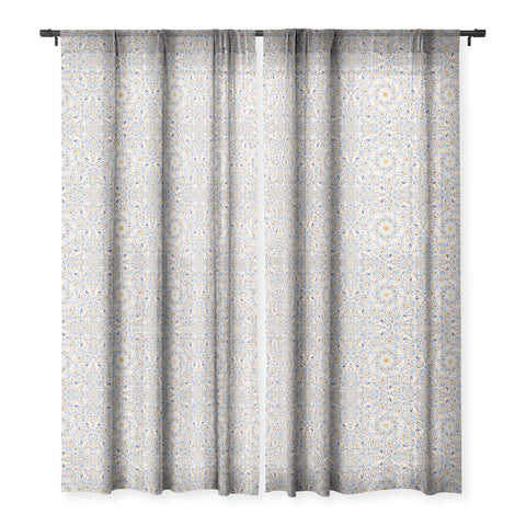 Marta Barragan Camarasa Modern nomad 01 Sheer Window Curtain