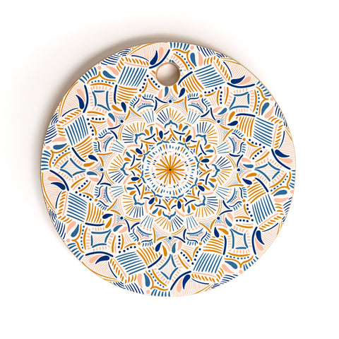 Marta Barragan Camarasa Modern nomad 01 Cutting Board Round