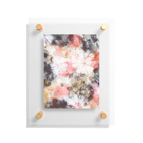 Marta Barragan Camarasa Modern pastel tie dye Floating Acrylic Print