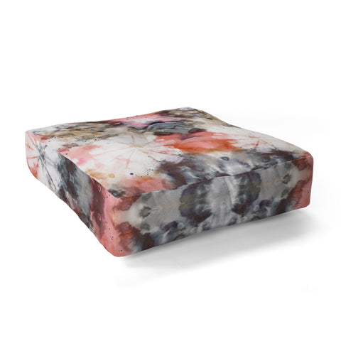 Marta Barragan Camarasa Modern pastel tie dye Floor Pillow Square