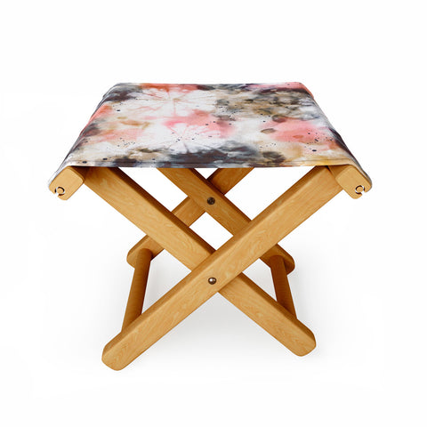 Marta Barragan Camarasa Modern pastel tie dye Folding Stool