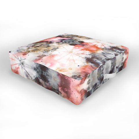 Marta Barragan Camarasa Modern pastel tie dye Outdoor Floor Cushion