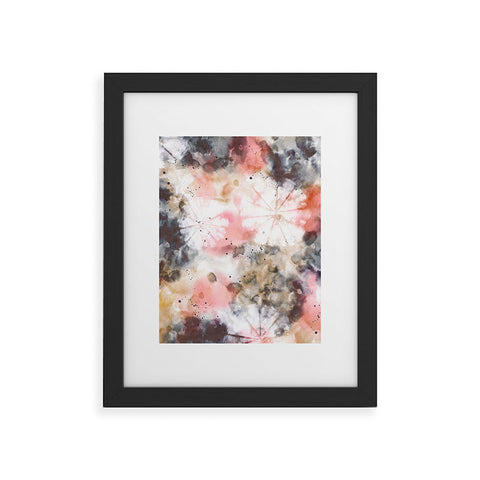 Marta Barragan Camarasa Modern pastel tie dye Framed Art Print