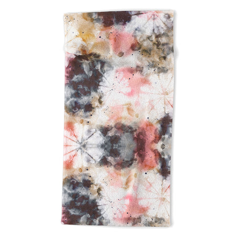 Marta Barragan Camarasa Modern pastel tie dye Beach Towel