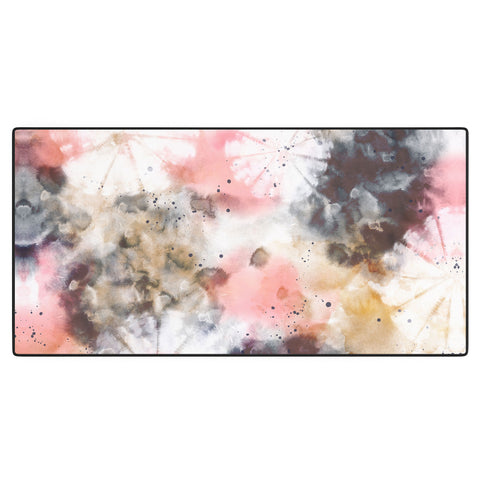 Marta Barragan Camarasa Modern pastel tie dye Desk Mat