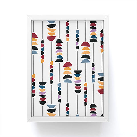 Marta Barragan Camarasa Modern pattern shapes 2B Framed Mini Art Print