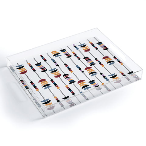 Marta Barragan Camarasa Modern pattern shapes 2B Acrylic Tray
