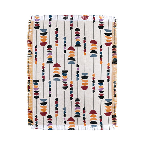 Marta Barragan Camarasa Modern pattern shapes 2B Throw Blanket