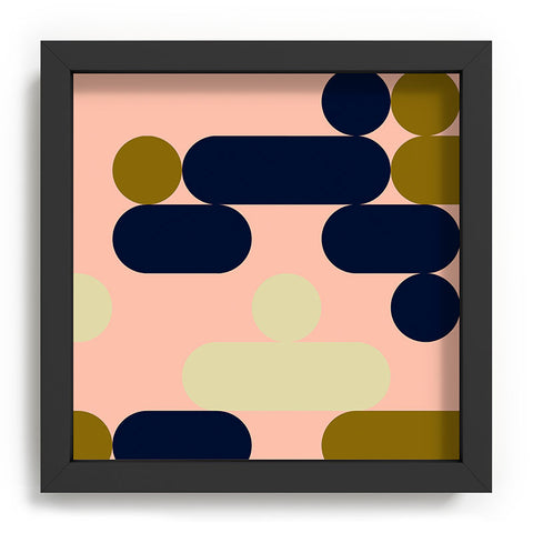 Marta Barragan Camarasa Modern pink geometry Recessed Framing Square