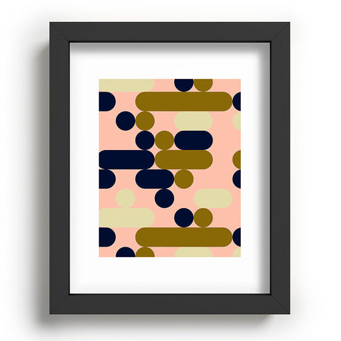 Marta Barragan Camarasa Modern pink geometry Recessed Framing Rectangle