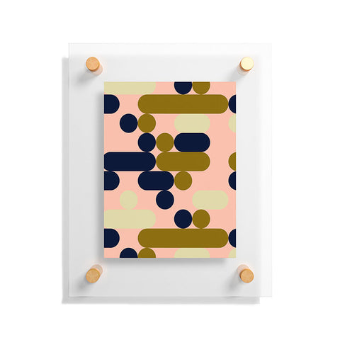 Marta Barragan Camarasa Modern pink geometry Floating Acrylic Print
