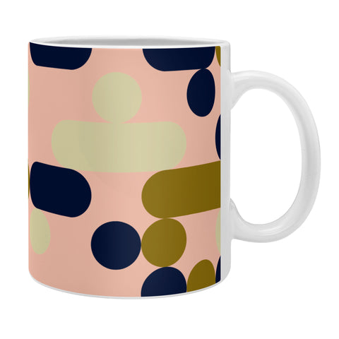 Marta Barragan Camarasa Modern pink geometry Coffee Mug