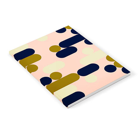 Marta Barragan Camarasa Modern pink geometry Notebook