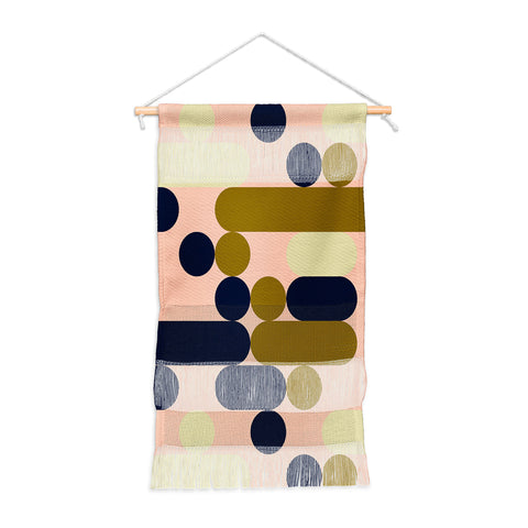 Marta Barragan Camarasa Modern pink geometry Wall Hanging Portrait