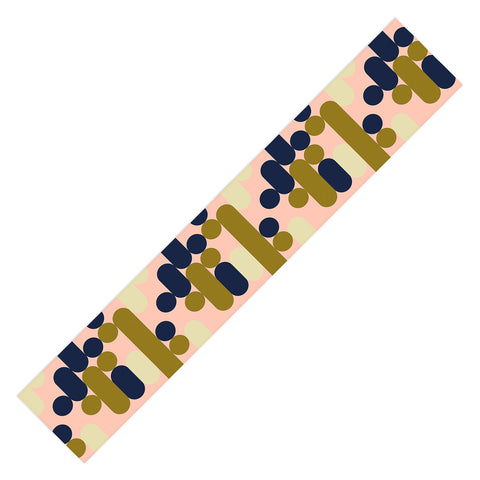 Marta Barragan Camarasa Modern pink geometry Table Runner