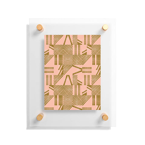 Marta Barragan Camarasa Modern pink tile Floating Acrylic Print