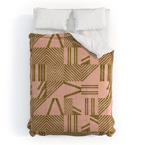 Marta Barragan Camarasa Modern pink tile Comforter